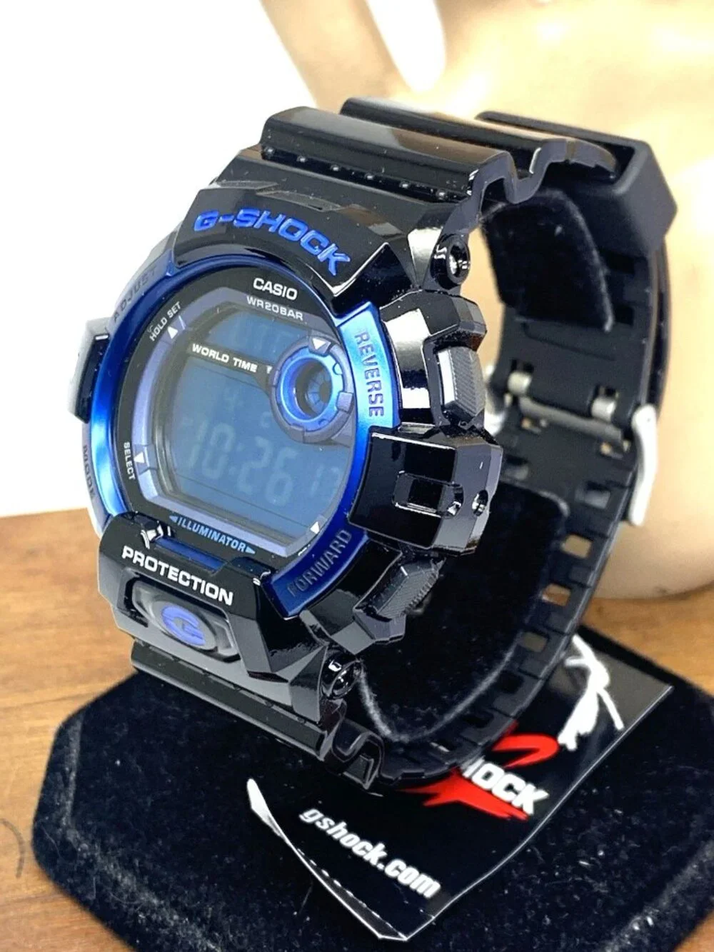 Casio G-Shock Men's Watch G8900 Quartz Digital Blue Black Resin Sport 3285 50mm